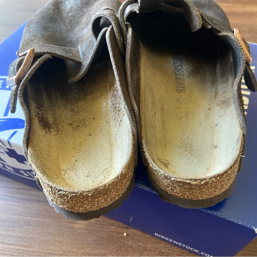 π₯CLOSET CLEAR OUTπ₯Birkenstock Boston Clogs + Arizona Sandals Lot with 2 Boxes - Picture 4 of 16